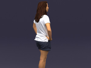 shorts woman 0416 3D Model