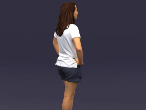 shorts woman 0416 3D Model