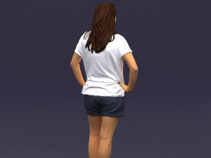 shorts woman 0416 3D Model