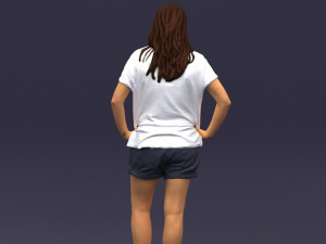 shorts woman 0416 3D Model