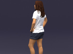 shorts woman 0416 3D Model