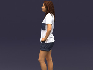 shorts woman 0416 3D Model