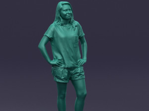 shorts woman 0416 3D Model