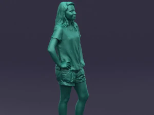 shorts woman 0416 3D Model