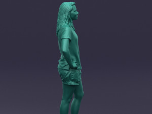 shorts woman 0416 3D Model