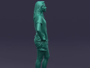 shorts woman 0416 3D Model