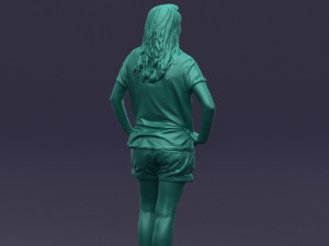 shorts woman 0416 3D Model