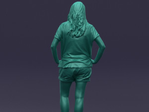 shorts woman 0416 3D Model