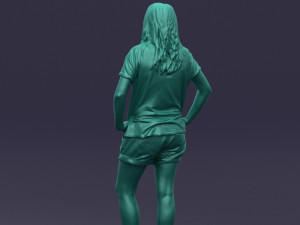 shorts woman 0416 3D Model