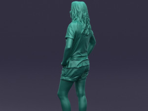shorts woman 0416 3D Model