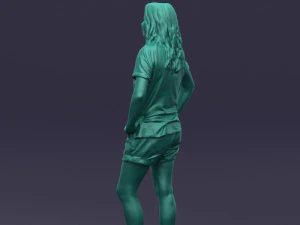 shorts woman 0416 3D Model