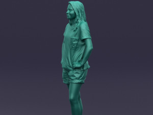 shorts woman 0416 3D Model