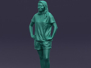 shorts woman 0416 3D Model