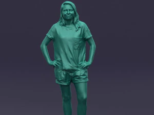 shorts woman 0416 3D Model