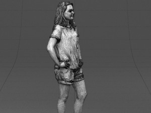 shorts woman 0416 3D Model