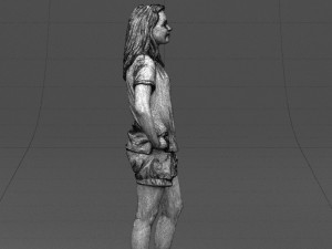 shorts woman 0416 3D Model