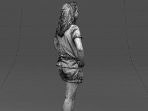 shorts woman 0416 3D Model