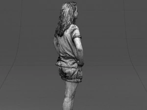 shorts woman 0416 3D Model