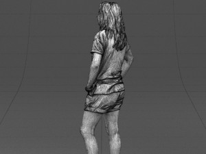shorts woman 0416 3D Model