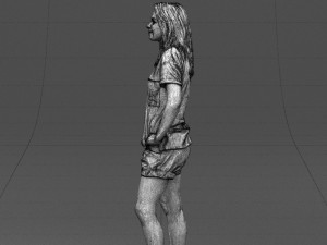 shorts woman 0416 3D Model