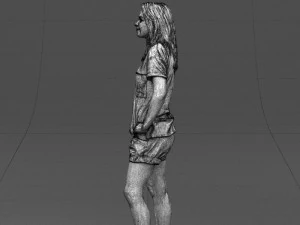 shorts woman 0416 3D Model