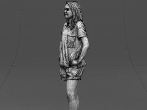 shorts woman 0416 3D Model