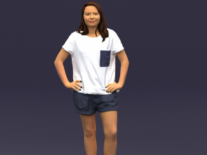 shorts woman 0416 3d print ready 3Dプリントモデル