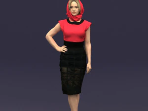 tercera mujer 0428 lista para imprimir en 3d Modelo de impresión 3D