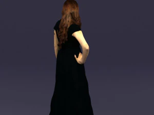 blacklongdresswoman0431 3D Model