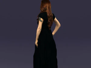 blacklongdresswoman0431 3D Model