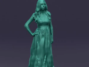 blacklongdresswoman0431 3D Model