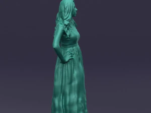 blacklongdresswoman0431 3D Model