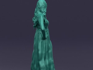 blacklongdresswoman0431 Modelo 3D