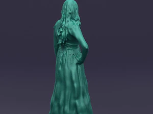 blacklongdresswoman0431 3D Model