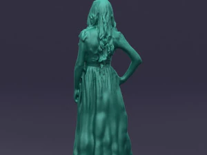 blacklongdresswoman0431 3D Model