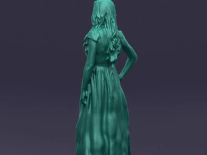 blacklongdresswoman0431 3D Model