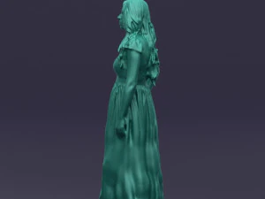 blacklongdresswoman0431 3D Model