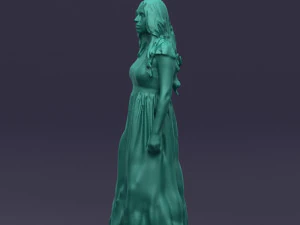 blacklongdresswoman0431 3D Model