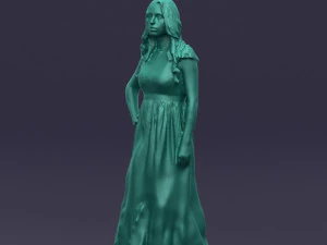 blacklongdresswoman0431 3D Model