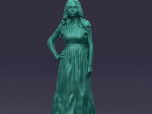 blacklongdresswoman0431 3D Model