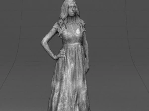 blacklongdresswoman0431 3D Model
