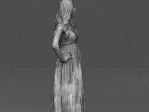 blacklongdresswoman0431 3D Model
