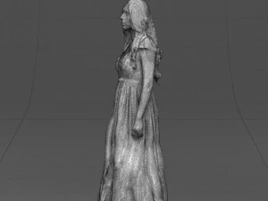 blacklongdresswoman0431 3D Model