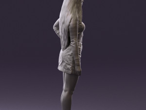 woman in striped blouse 0405 3d print ready Modelo de impresión 3D