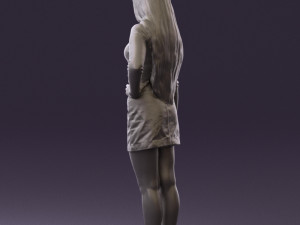 woman in striped blouse 0405 3d print ready Modelo de impresión 3D