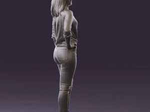 woman in the red shoes 0404 3D Model