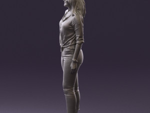 woman in the red shoes 0404 3D Model