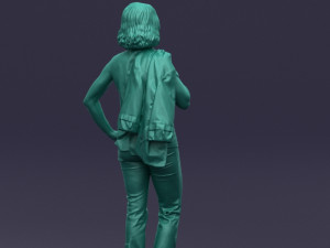 flowers pants woman 0403 3D-Modell