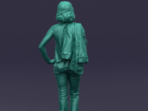 flowers pants woman 0403 3D-Modell