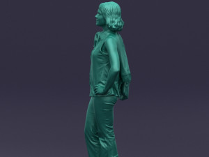 flowers pants woman 0403 3D-Modell